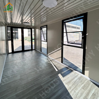 Maison conteneur pliable à installation rapide JHHY, flexible pour usage résidentiel ou bureautique, maisons modulaires préfabriquées