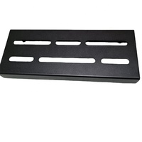 Accessoires de guitare Custom Core Created C-0015, pédale multi-effets en alliage d'aluminium noir, solide et élégante pour guitare