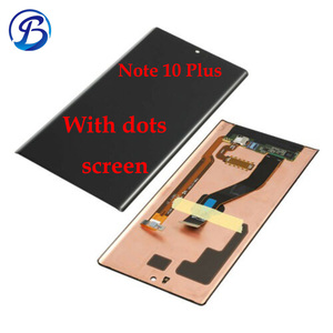 <span class=keywords><strong>จอ</strong></span>สัมผัส LCD ของแท้สำหรับ Samsung Galaxy Note10 Plus, หน้า<span class=keywords><strong>จอ</strong></span>ทัชสกรีนดิจิไทเซอร์ห<span class=keywords><strong>น</strong></span>้าจอสัมผัสเซ็นเซอ<span class=keywords><strong>ร์</strong></span> AMOLED ดิสเพลย์พร้อมการเผาไหม้ - Product Image 1