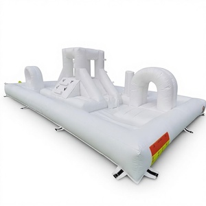 Toddler backyard summer party jumpers <b>inflatable</b> water splash pad obstacle pool bounce house slide - Product Image 1