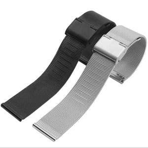 Adatto <span class=keywords><strong>orologio</strong></span> in acciaio inossidabile in metallo con bracciale milano ultra-sottile da uomo e da <span class=keywords><strong>donna</strong></span> con doppia fibbia in acciaio traspirante - Product Image 4