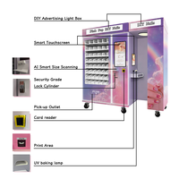 Imprimante DIY pour Nail Art, Distributeur Automatique de Produits de Beauté, Couleurs Personnalisables, Options de Paiement Multiples, Écran LED, Gestion Basée sur le Cloud