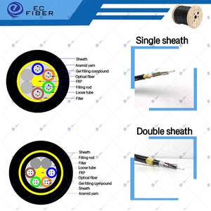 Cable de <span class=keywords><strong>fibra</strong></span> óptica FB <span class=keywords><strong>fibra</strong></span> óptica g657 A2 <span class=keywords><strong>24</strong></span> fo <span class=keywords><strong>fibra</strong></span> óptica mixta <span class=keywords><strong>ADSs</strong></span> modo único 09/125 g657a2 torre de acero monomodo trunkcore - Product Image 2