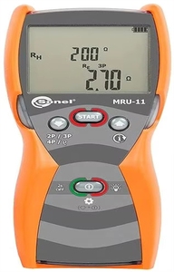 เครื่องวัดความต้านทานดินและค่าความต้านทานดิน Sonel MRU-11 พร้อมช่วงอุณหภูมิการทำงาน -10 องศาเซลเซียส ถึง 50 องศาเซลเซียส และรับประกัน 1 ปี - Product Image 3