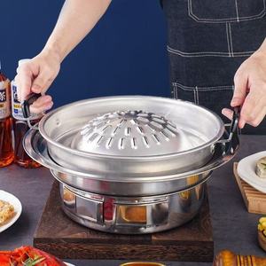 Grille à fondue en aluminium multifonction pour la cuisson au barbecue en extérieur et en intérieur - Product Image 1