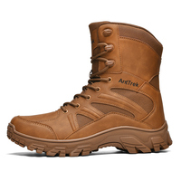 Doublesafe Promotion Chaussures de Randonnée Montantes pour Hommes, Imperméables, à Fermeture Éclair, Motif Camouflage, Semelle Moulée, de Marques de Créateurs Célèbres