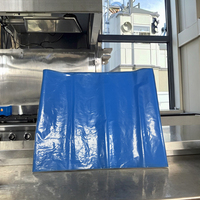 Feuilles de table jetables personnalisées en usine HDPE/matériau LDPE taille 90cm x 90cm sac en plastique à usage industriel