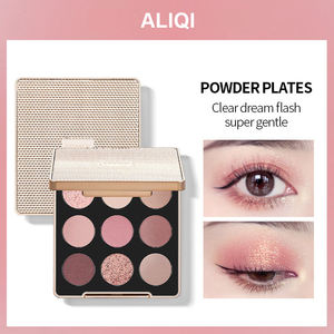 Vendedores de maquillaje Cosmético Personalizado 9 colores Pigmento desnudo Sombra de ojos Etiqueta privada 9 Pan Paleta de sombras de ojos fluorescentes - Product Image 6