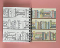 Suivi d'impression personnalisé jusqu'à 100 livres et écrivez vos propres critiques Tracker de lecture pour enfants