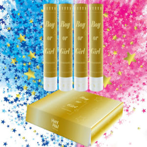 성별 공개 성별 공개 파우더 호일 종이 포퍼 핑크 블루 컬러 연기 가루 색종이 대포 - Product Image 4