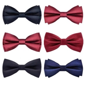 Festa di nozze regali all'ingrosso OEM Logo personalizzato uomo poliestere <span class=keywords><strong>papillon</strong></span> camicie formali Pre-annodato <span class=keywords><strong>papillon</strong></span> <span class=keywords><strong>papillon</strong></span> - Product Image 1