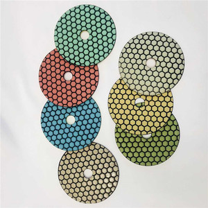 Tampons à main de polissage à sec diamant en nid d'abeille de 5 pouces, vente directe en usine - Product Image 3