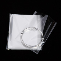 Pochettes intérieures en PP de haute qualité pour cartes, 66x91mm (2.6x3.6 po), transparentes comme du cristal, épaisseur 0.1mm, personnalisables pour bijoux, montres et lunettes