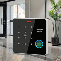 Clavier intelligent étanche K3QW TTLock WiFi avec lecteur de code QR, carte RFID, écran tactile, lecteur de mot de passe biométrique et stockage cloud pour contrôle d'accès