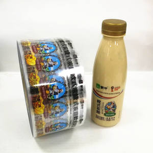 ملصقات مخصصة شفافة شفافة من رقائق بوب ملصقات فينيل ذاتية اللصق مع ختم ساخن بشعار خاص للعصائر والبيرة - Product Image 4