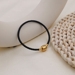 Diy Braided <b>Bracelet</b> <b>Red</b> Rope Titanium Steel Clasp Unisex Gift Fashion Cuff <b>Bracelets</b> - Product Image 4