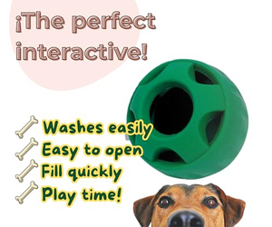 Jouet interactif longue durée pour chien, balle à friandises, jouet à lécher en silicone de qualité alimentaire écologique pour grands chiens - Product Image 3