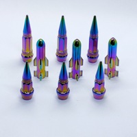 Capuchons de valve de pneu universels en alliage d'aluminium 8V1 avec logo personnalisé, couleurs variées, pour moto et voiture