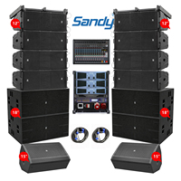 Vente directe d'usine, enceinte Pro Line Array, enceinte double 12 pouces, système de sonorisation professionnel