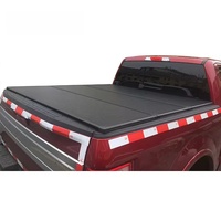 Couverture de benne rigide pliable en aluminium pour Tacoma avec fixation par vis et design rétractable