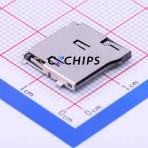 XKTF-015-N SD Card / Memory Card Connector SMD Connector Self-Return Type MicroSD Card (TF Card) Card Holder 2mm - Product Image 1