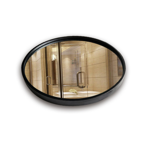 Tùy Chỉnh Sang Trọng Vàng Kim Loại Đóng Khung Vòng Tròn Lớn Treo Tường Gương Phòng Tắm Sang Trọng Herschel Trang Điểm Gương Với Khung Sắt - Product Image 5