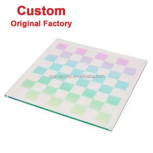 ชุดเกมกระดานอะคริลิคแบบคลาสสิกสำหรับผู้เล่น 2 คน ชุดหมากรุกและหมากฮอสแบบสั่งทำจากโรงงาน  รุ่น International Draughts - Product Image 3