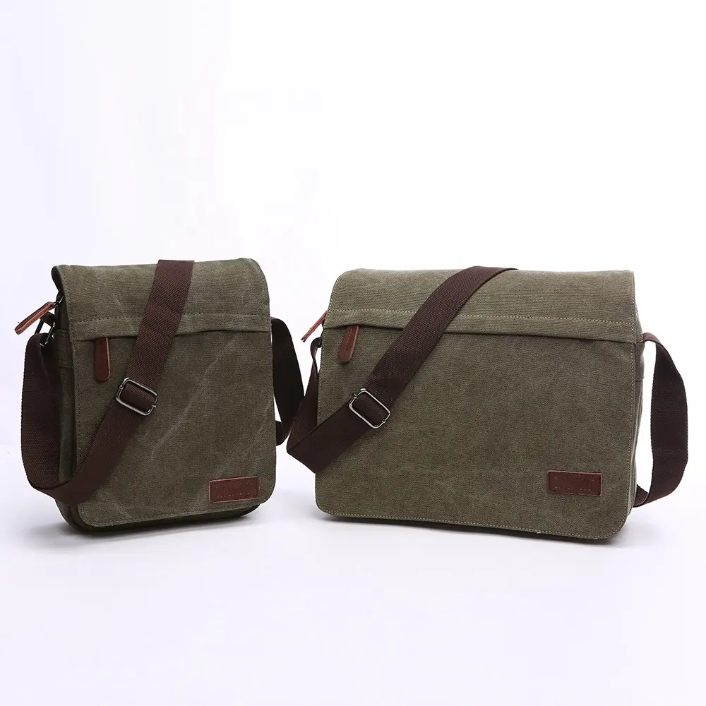 ZUOLUNDUO bolsa mensageiro de lona para homem, bolsa mensageiro para homens