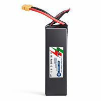 Baterai LiHV Racing 6S 22.8V 1300mAh 115C XT90 Extreme Discharge FPV Drone LiPo untuk Kompetisi Quadcopter Kecepatan Tinggi 800 Cycle