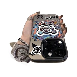 Ours en coquille d'argent coloré compatible avec pour <span class=keywords><strong>Apple</strong></span> pour <span class=keywords><strong>iPhone</strong></span> 12 13 14 Pro-nouvel étui de téléphone portable antichoc pour hommes et femmes - Product Image 2