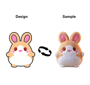 Yeni Stil Yüksek Kaliteli Sevimli Tavşan Özel Yapım Sevimli Peluş Hayvan Oyuncak - Product Image 1