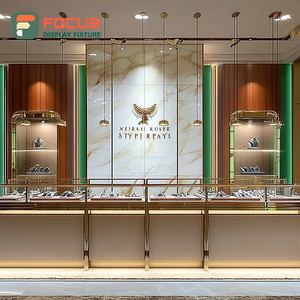 Comptoir de présentation de marque en verre trempé pour l'intérieur d'un magasin de bijoux de luxe - Product Image 4