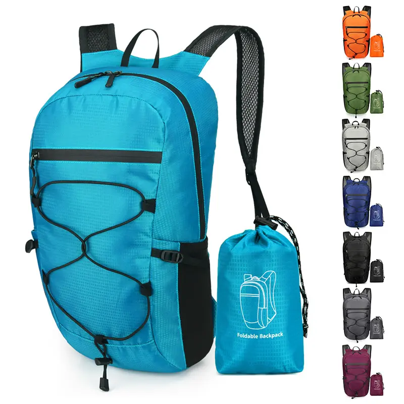 Unisex Foldable Bag Waterproof Travel Day pack Outdoor Backpack Portable Leisure Camping Hiking Large Capacity Sport backpack