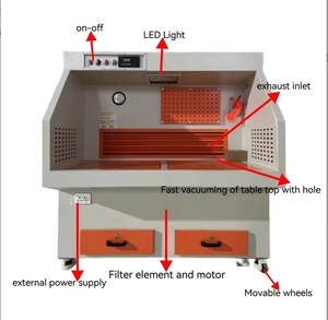 Máy hút bụi công nghiệp, bàn đánh bóng, bàn hút bụi, bàn chà nhám có hệ thống hút bụi - Product Image 2