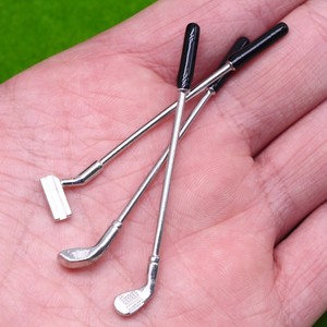 Miniature de maison de poupée, modèle de <span class=keywords><strong>club</strong></span> de golf, accessoire de scène extérieure BJD, ornement décoratif - Product Image 3