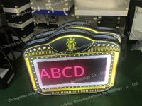 Chapiteau personnalisé boîte à messages tableau aux lettres barre de Led tableau d'affichage en acrylique lumière Led fête fournisseur Vip discothèque présentateur de bouteilles