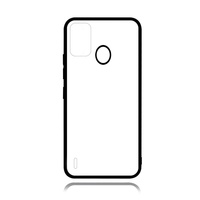Novelcases Série ITEL 2D TPU+PC+Plaque en aluminium Sublimation Antichoc Design personnalisé Coque de téléphone unie Impression photo A48