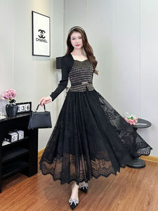 ชุดเดรสผู้หญิงแขนยาวลายทางสีพื้นเรียบหรู สไตล์มิยาเกะ จีบระบาย ระบายอากาศดี ใส่สบาย เหมาะกับฤดูร้อน ขายส่งจากโรงงาน ราคาสุดคุ้ม - Product Image 5