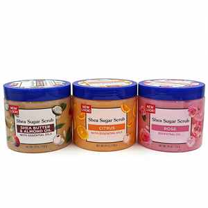 Exfoliante Corporal Limpiador con Aroma a Naranja, Cítricos, Rosas y Manteca de Karité, 538g, Exfoliante Corporal Humectante Natural y Suave - Product Image 1