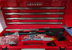 Soporte de artefacto de techo suspendido de grado Industrial Manual soporte de <span class=keywords><strong>clavadora</strong></span> de hormigón llamativo con ranura de alambre DIY - Product Image 4