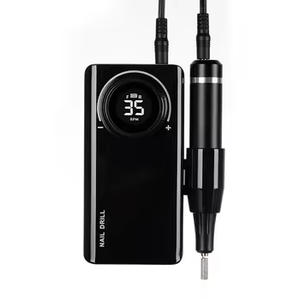 Kit de perceuse à ongles silencieuse en acier inoxydable sans balais de taille micron Move Atkupa <span class=keywords><strong>Melodysusie</strong></span> Kiara Sky 24W avec écran LCD numérique - Product Image 1