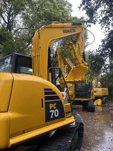 Excavatrice Komatsu 7 tonnes avec godet de terrassement d'une capacité de 0,18 m³, équipement lourd d'occasion, moteur Hitachi, pompe Kawasaki - Product Image 5