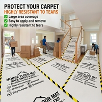 Film de protection pour tapis en rouleau, anti-poussière et anti-rayures, pour déménagement et rénovation