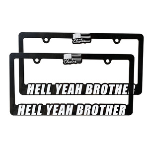 Bán Sỉ Logo In Theo Yêu Cầu Cá Nhân Khung Biển Số Xe Hơi Bằng Nhựa Mỹ Bìa Biển Số - Product Image 2