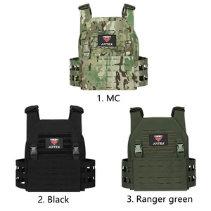 Gilet tactique Artex, porte-plaques robuste, réglable, léger, en nylon, gilet tactique de protection avec système Molle - Product Image 6