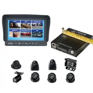 8CH AHD Kamera Video Rekaman Audio Transit Publik Video Pengawasan Mobile DVR