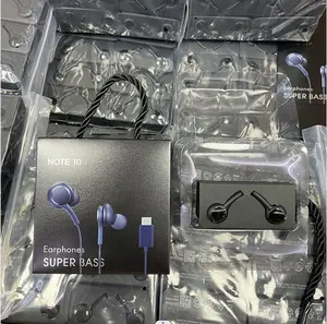 פרימיום איכות עבור Samsung אוזניות 1.2M ב-אוזן דיבורית Wired אוזניות סטריאו 3.5mm סוג C אוזניות עבור סמסונג