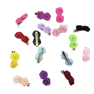 Nouveau à la mode 2.5cm fait à la main écologique 100% Polyester ruban Rose bricolage <span class=keywords><strong>mariée</strong></span> casque <span class=keywords><strong>Bouquet</strong></span> cheveux vêtements accessoires haute - Product Image 1