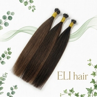 Extensiones de Cabello Humano con Punta de Anillo Nano Alineadas con la Cutícula, Cabello Remy Chino Pre-Adherido, Extensiones 100% Remy, Extensiones de Cabello Remy Natural