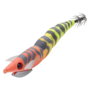 Neues Design Egi Haken Tintenfisch-Jig Köder 110 mm 22 g leuchtendes Salzwasser-Garnelen-Köder sinkender Tintenfisch-Jig zu verkaufen
